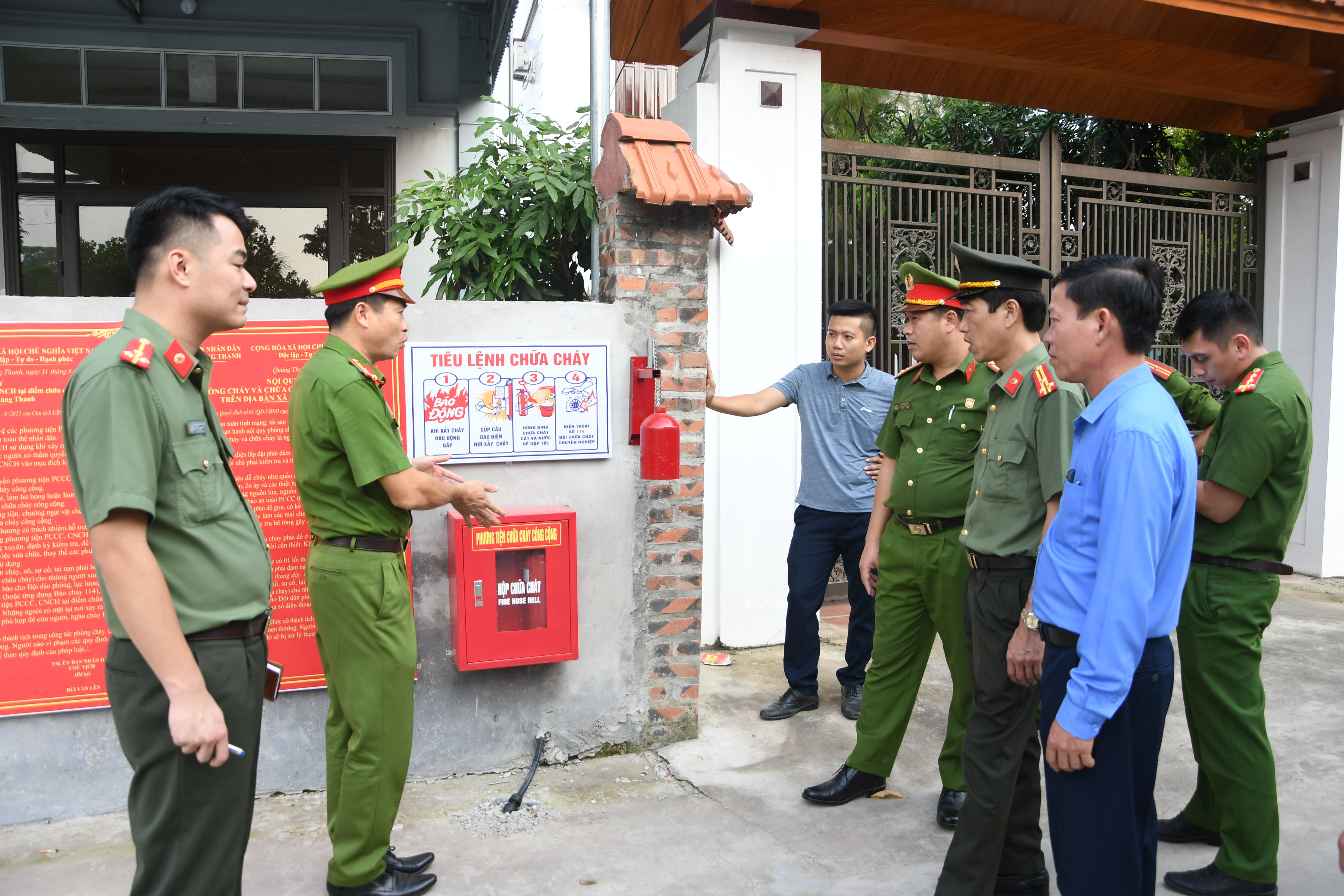UBND huyện Thủy Nguyên tổng kết 1 năm thực hiện kế hoạch thực hiện cao điểm tuyên truyền, kiểm tra an toàn PCCC